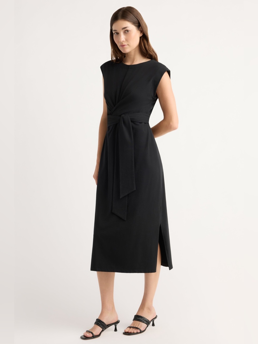 Modern Citizen Fei Tie-Front Organic Cotton Dress